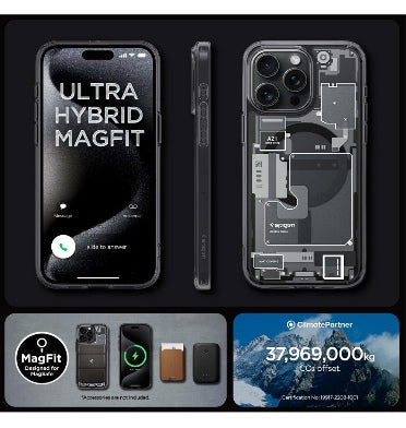 Spigen iPhone 15 Pro Max Premium Ultra Hybrid Magfit Case Zero One product image 7