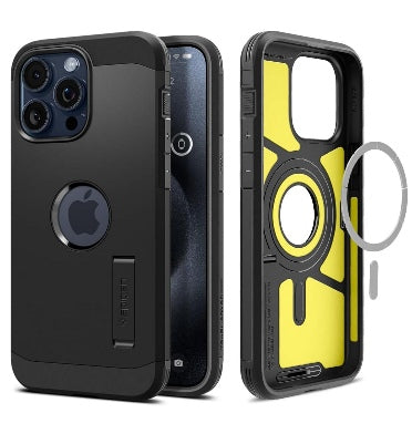 Spigen iPhone 15 Pro Max Premium Tough Armor Magfit Case Black product image 1