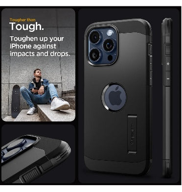 Spigen iPhone 15 Pro Max Premium Tough Armor Magfit Case Black product image 3