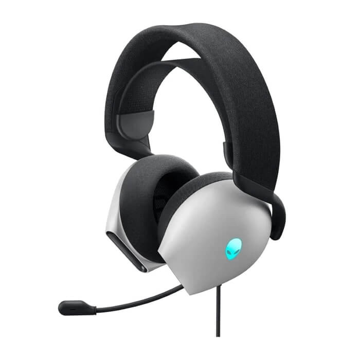 Dell Alienware AW520H Wired Gaming Headset – Lunar Light (545-BBFJ) image 1