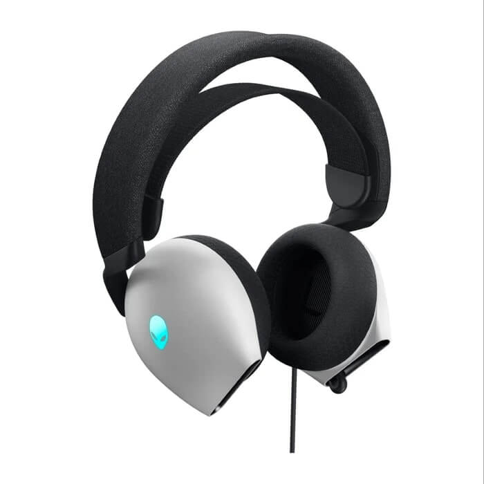 Dell Alienware AW520H Wired Gaming Headset – Lunar Light (545-BBFJ) image 2