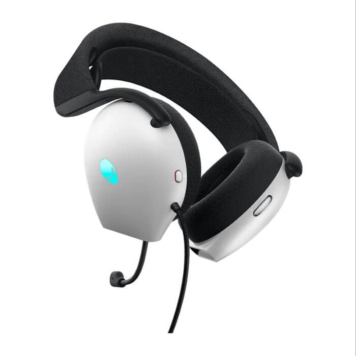 Dell Alienware AW520H Wired Gaming Headset – Lunar Light (545-BBFJ) image 3