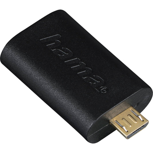 Hama USB 2.0, OTG, micro B plug – A socket Adapter (54514) image 1