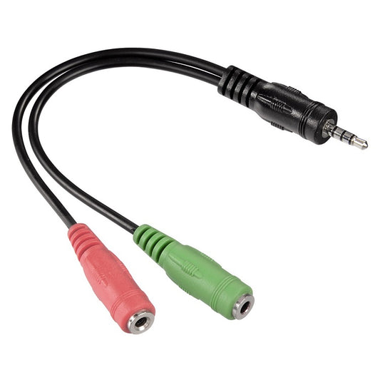 Hama 3.5mm Jack to 2 x 3.5mm Socket Splitter (54573) image 1