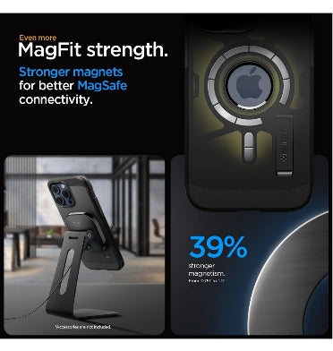 Spigen iPhone 15 Pro Max Premium Tough Armor Magfit Case Black product image 5