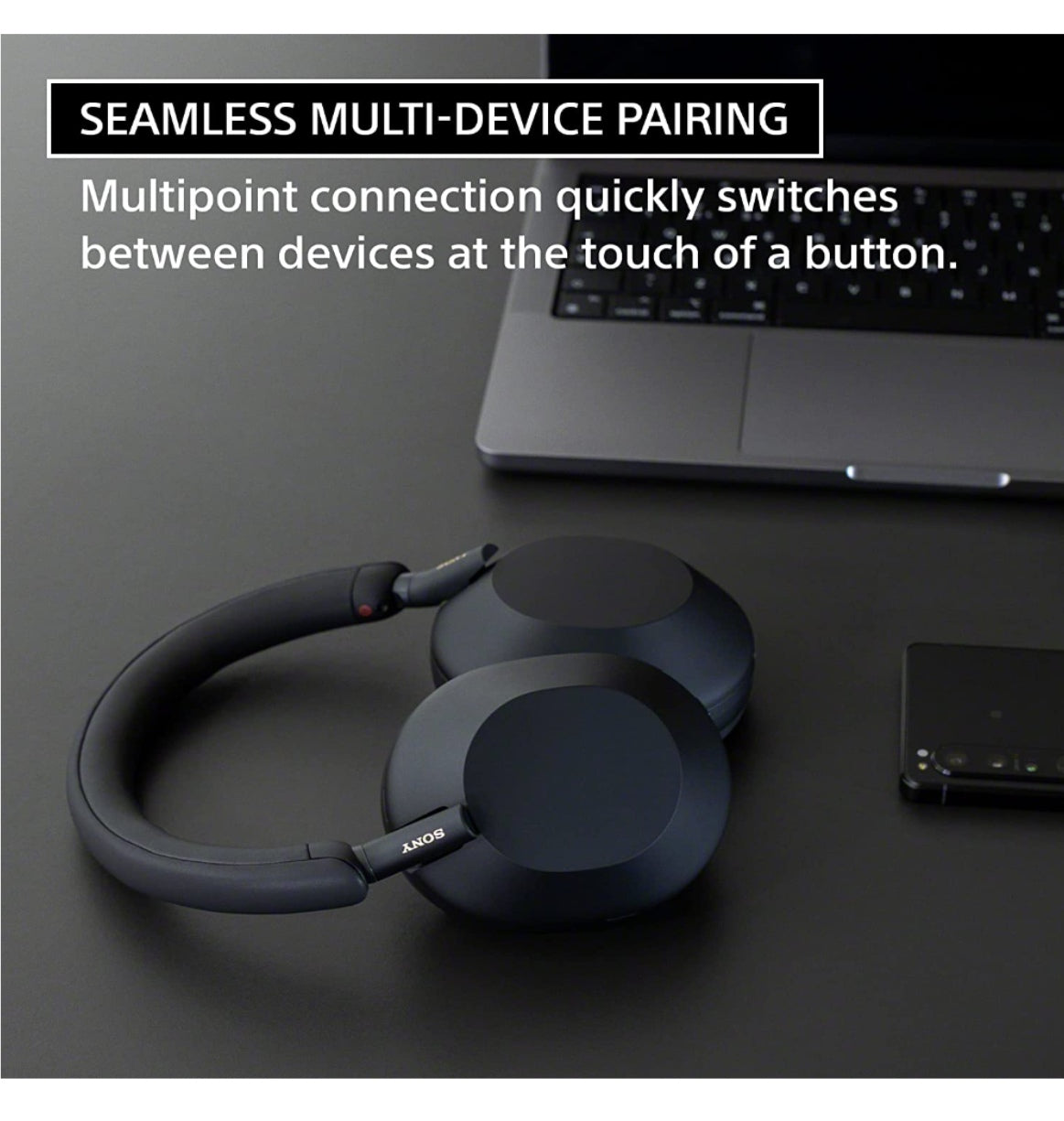 Sony Wh1000xm5 Noise Cancelling Wireless Headphones Silver product image 4