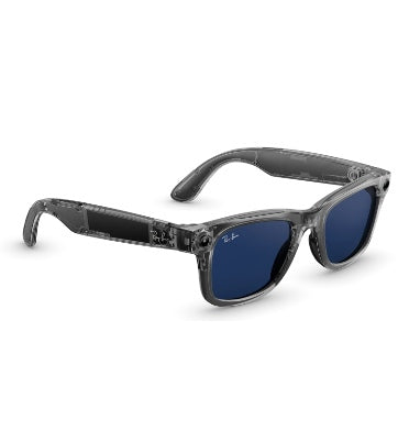 Ray-Ban Meta - Wayfarer (gen2) Large Shiny Transparent Grey/Transitions Sapphire Limited Edition product image 2