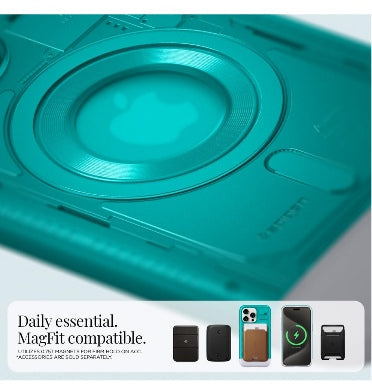 Spigen iPhone 15 Pro Max Premium Classic C1 Magfit Case Bondi Blue product image 5