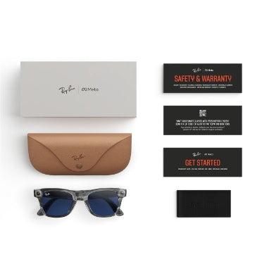 Ray-Ban Meta - Wayfarer (gen2) Regular Shiny Transparent Grey/Transitions Sapphire Limited Edition product image 10