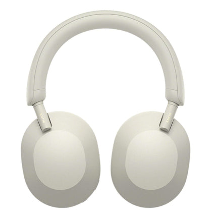 Sony Wh1000xm5 Noise Cancelling Wireless Headphones Silver — front view