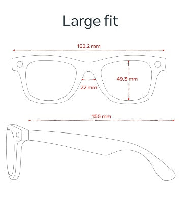 Ray-Ban Meta - Wayfarer (gen2) Large Shiny Transparent Grey/Transitions Sapphire Limited Edition product image 11