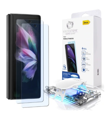 Whitestone Samsung Galaxy Z Fold 3 5G Tempered Dome Glass Screen Protector 2pk product image 1