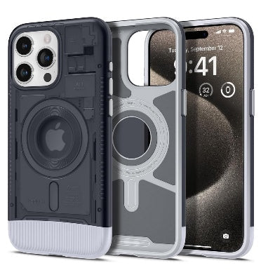 Spigen iPhone 15 Pro Max Premium Classic C1 Magfit Case Graphite product image 1
