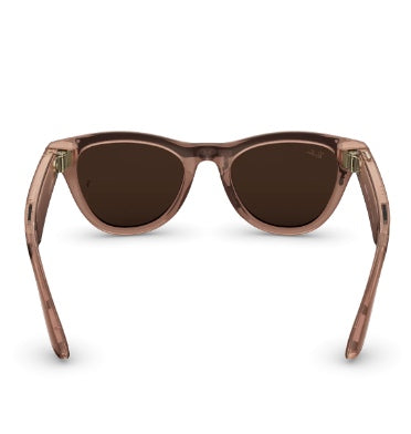 Ray-Ban Meta - Skyler (gen2) Regular Shiny Transparent Peach/Transitions Brown Limited Edition product image 3