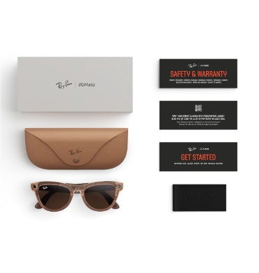 Ray-Ban Meta - Skyler (gen2) Regular Shiny Transparent Peach/Transitions Brown Limited Edition product image 10