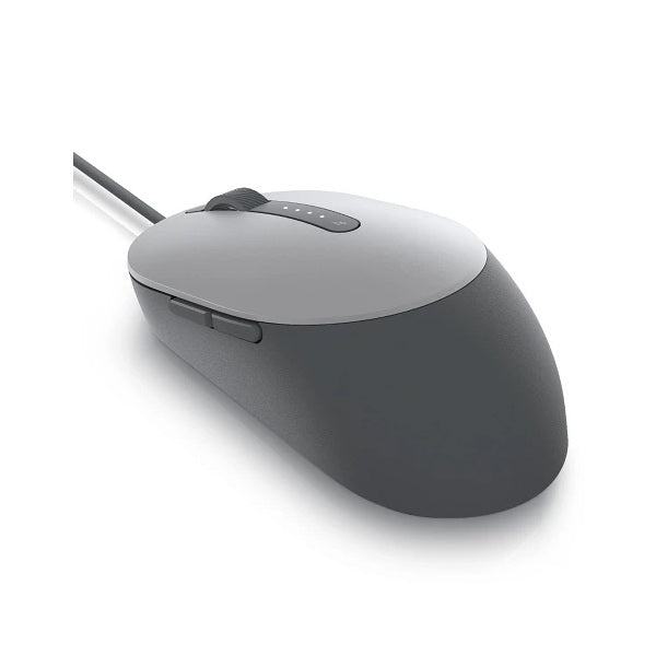 Dell MS3220 Laser Wired Mouse – Titan Grey (570-ABHM) — front view