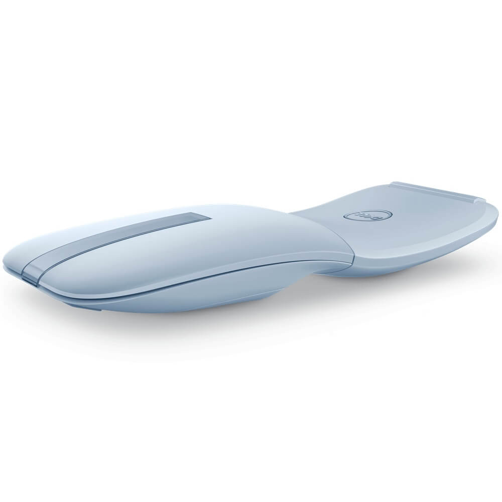 Dell MS700 Bluetooth Travel Mouse – Misty Blue (570-BBFX) — side view