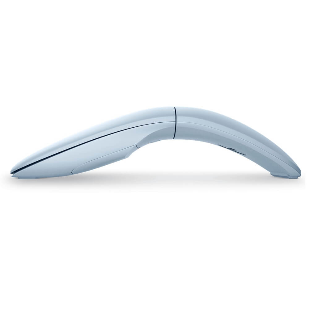 Dell MS700 Bluetooth Travel Mouse – Misty Blue (570-BBFX) — detail view