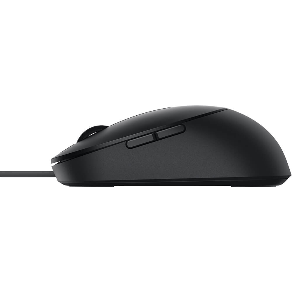 Dell MS3220 Laser Wired Mouse – Black (570-ABHN) — side view