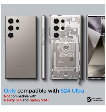 Spigen Samsung Galaxy S24 Ultra Premium Ultra Hybrid Case Zero One Natural Titanium product image 4