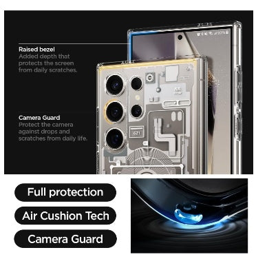 Spigen Samsung Galaxy S24 Ultra Premium Ultra Hybrid Case Zero One Natural Titanium product image 5