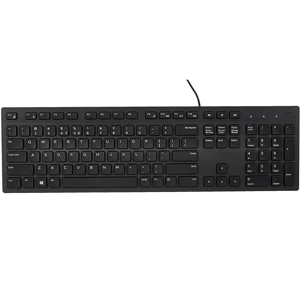 Dell KB216 Multimedia Keyboard – US International (QWERTY) – Black (580-ADHK)