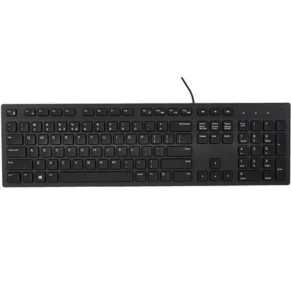 Dell KB216 Multimedia Keyboard – US International (QWERTY) – Black (580-ADHK)