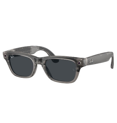 Ray-Ban Meta - Blayzer Optics (gen2) Regular Matte Transparent Ice Grey/Transitions Grey product image 1