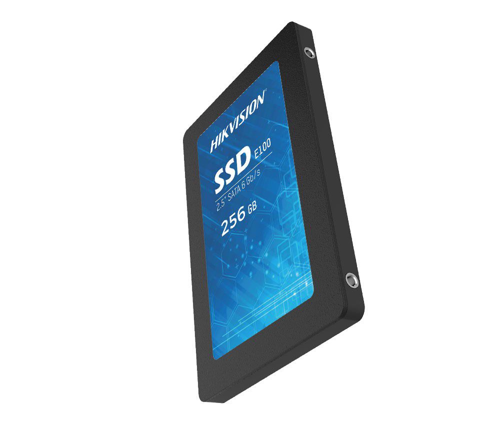 Hikvision E100 Class 256GB 2.5″ SATA Solid State Drive (HS-SSD-E100(STD)/256G) — side view