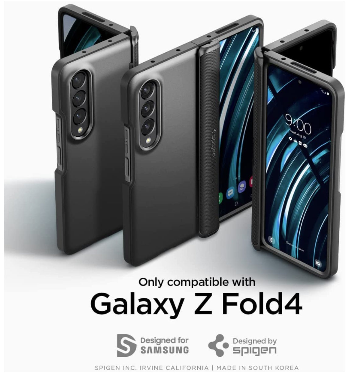 Spigen Samsung Galaxy Z Fold 4 Premium Slim Armor Pro Case Black product image 2