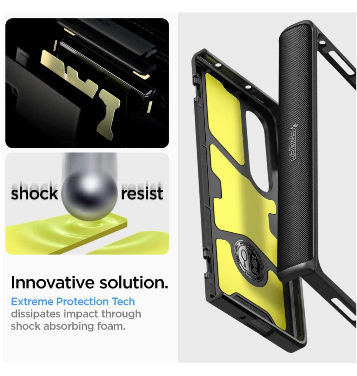 Spigen Samsung Galaxy Z Fold 4 Premium Slim Armor Pro Case Black product image 4