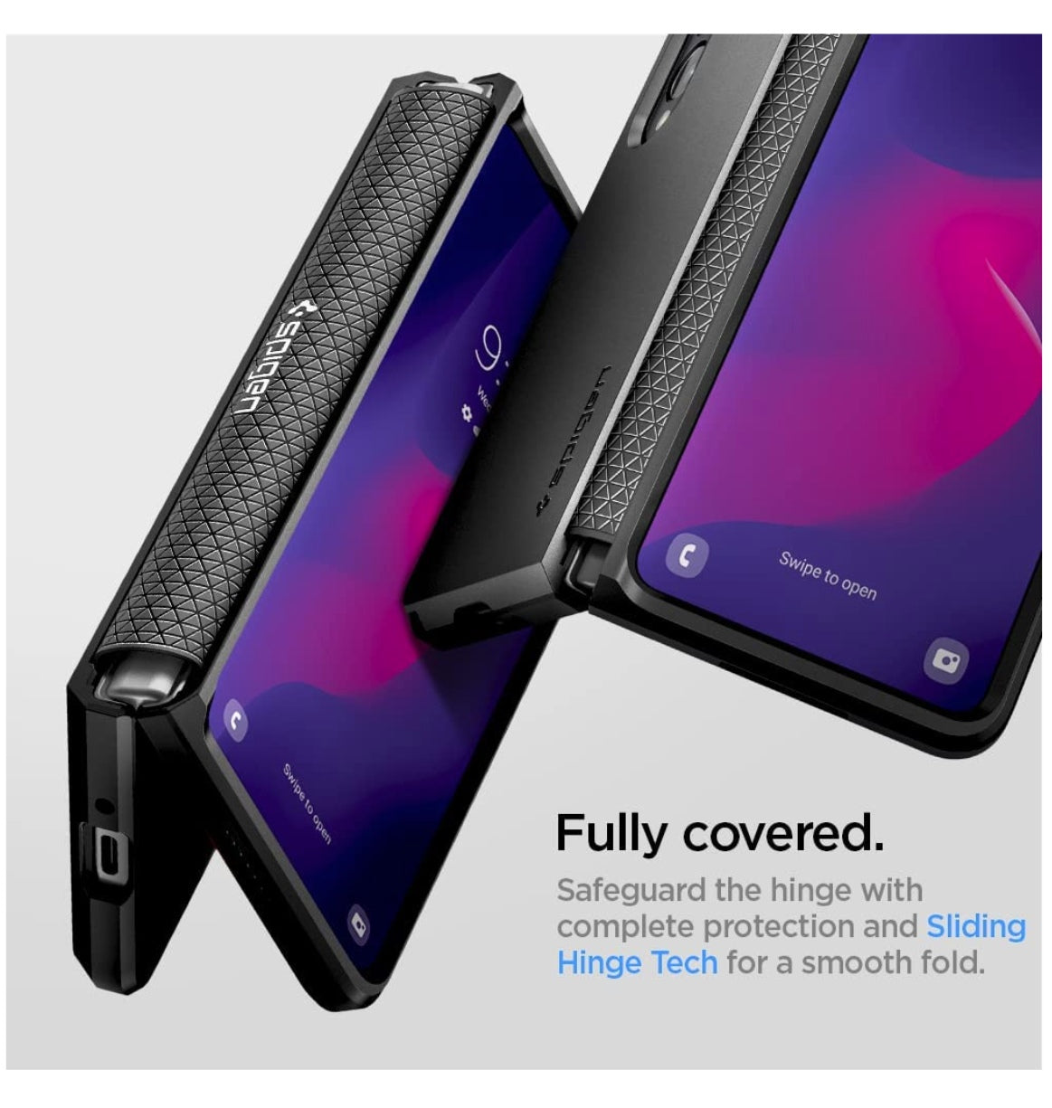 Spigen Samsung Galaxy Z Fold 4 Premium Tough Armor Case Black product image 3