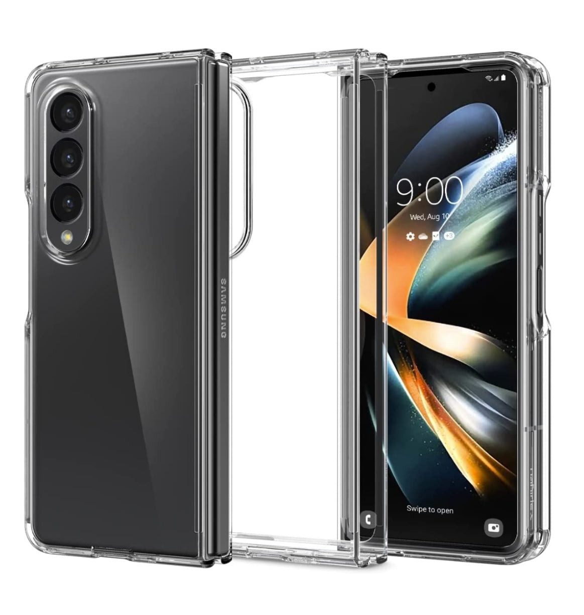 Spigen Samsung Galaxy Z Fold 4 Premium Ultra Hybrid Crystal Case Clear product image 1