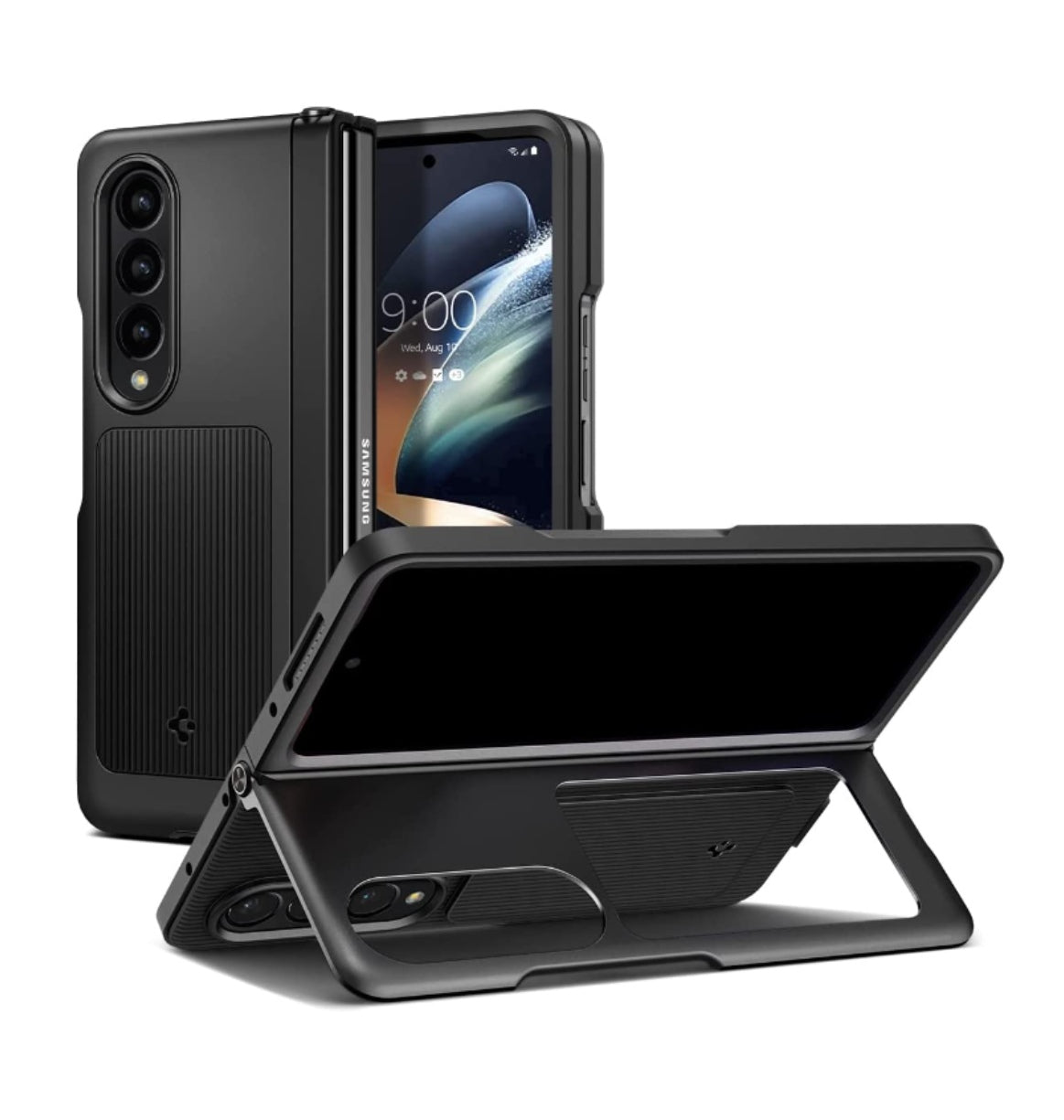 Spigen Samsung Galaxy Z Fold 4 Premium Neo Hybrid S Case Black product image 1