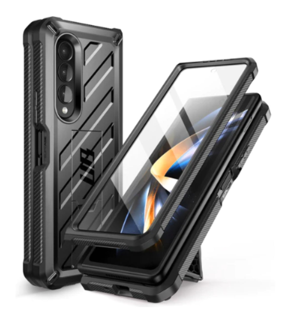 Supcase Samsung Galaxy Z Fold 4 Full Body Rugged Protective Case Black product image 1