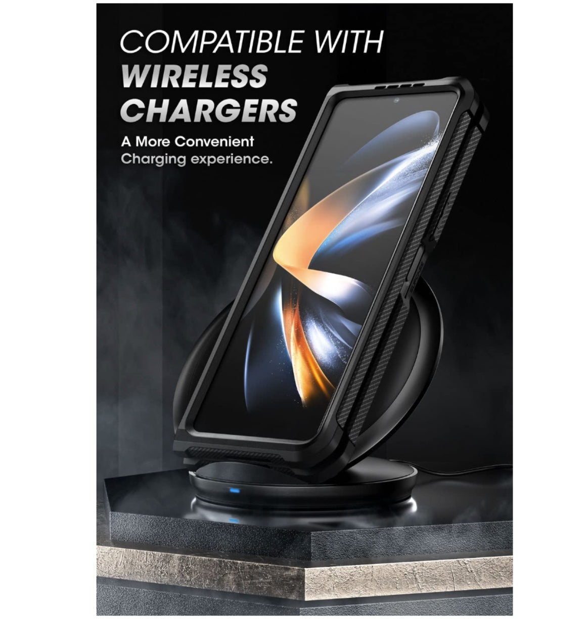 Supcase Samsung Galaxy Z Fold 4 Full Body Rugged Protective Case Black product image 6