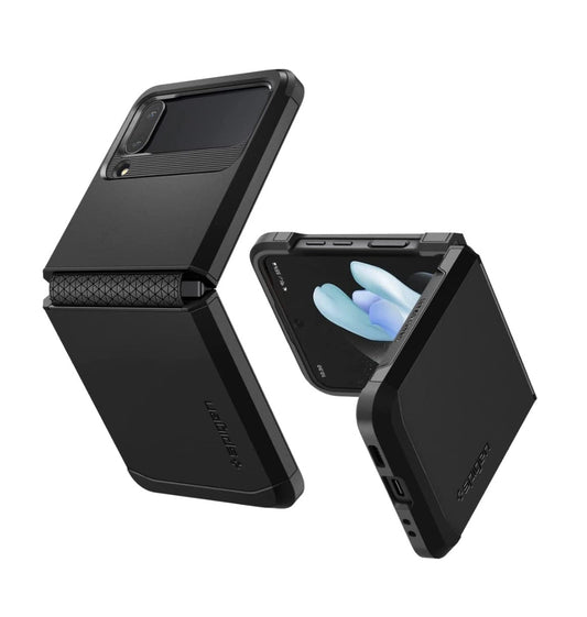 Spigen Samsung Galaxy Z Flip 4 Premium Tough Armor Case Black product image 1