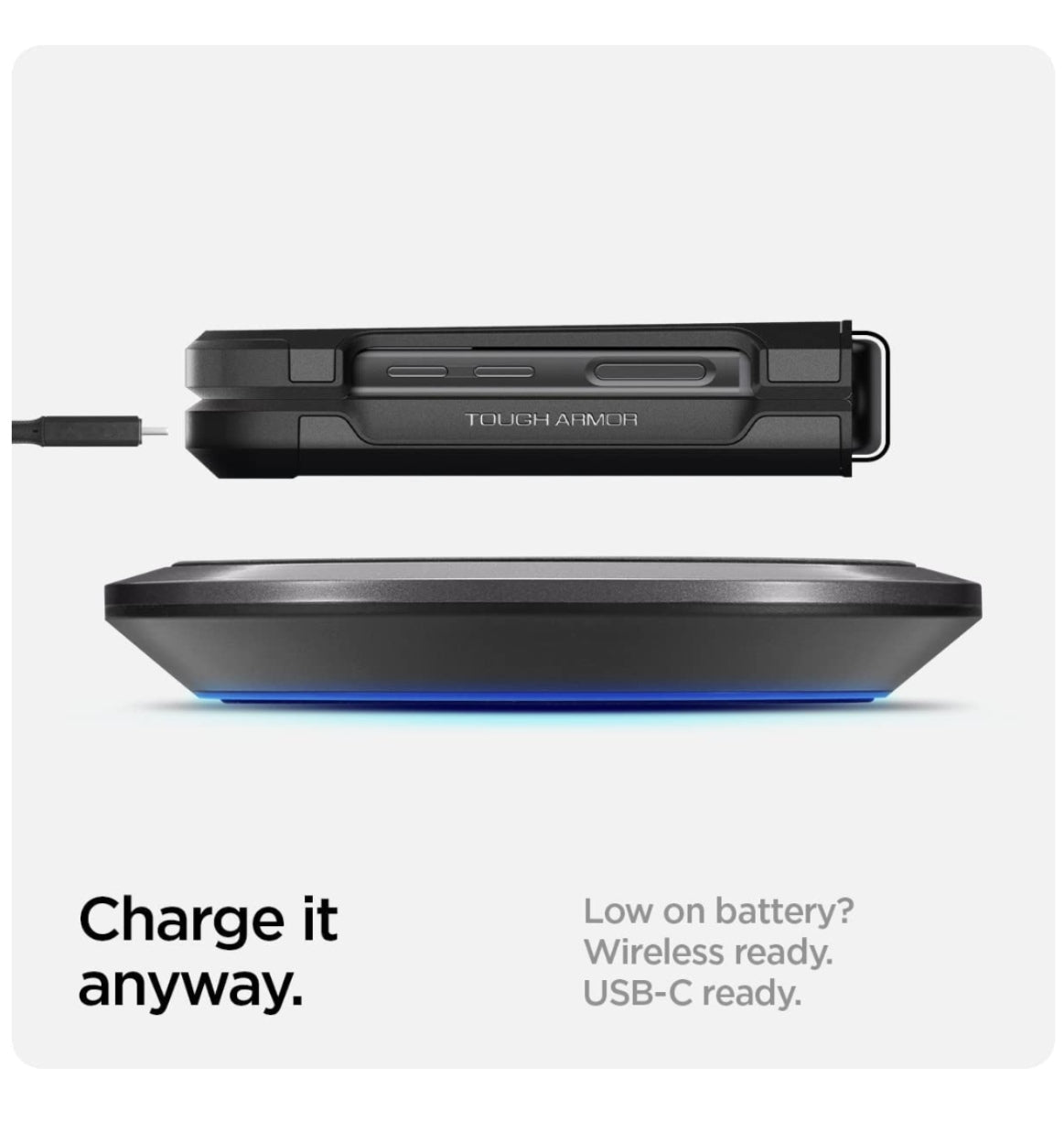 Spigen Samsung Galaxy Z Flip 4 Premium Tough Armor Case Black product image 6