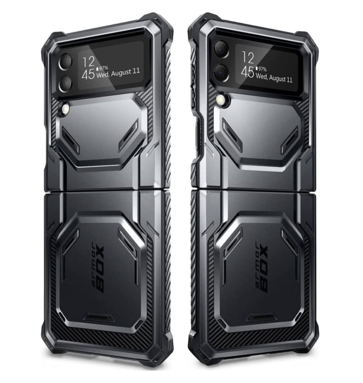 I-Blason Samsung Galaxy Z Flip 4 Premium Full Body Armorbox Protective Holster Case Black product image 8