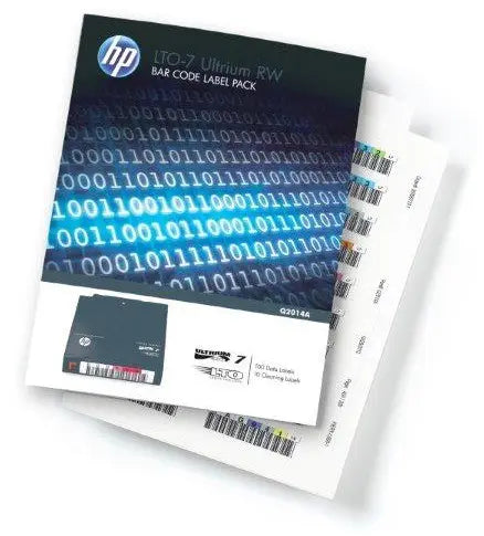 HPE LTO-7 Ultrium RW Bar Code Label Pack (Q2014A) image 1