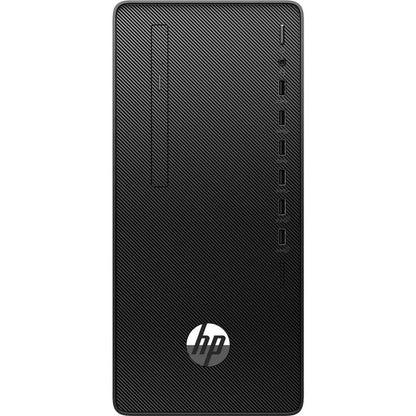 HP 290 G4 Microtower Desktop PC – Core i5-10500 / 8GB RAM / 1TB HDD / Win 11 Pro (5W6D3EA) + HP P24V 23.8-inch Monitor — fron