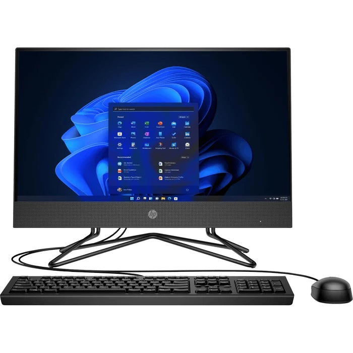 HP 200 G4 All-in-One Desktop PC – Core i3-10110U / 21.5″ FHD Non-Touch / 4GB RAM / 128GB SSD / Win 11 Pro / Iron Grey (5L4B2ES) image 1
