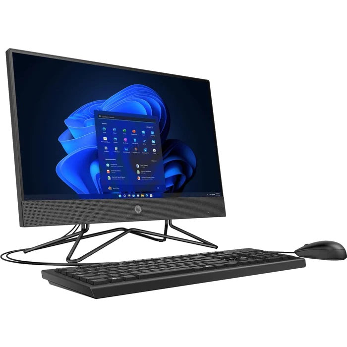 HP 200 G4 All-in-One Desktop PC – Core i3-10110U / 21.5″ FHD Non-Touch / 4GB RAM / 128GB SSD / Win 11 Pro / Iron Grey (5L4B2ES) image 2
