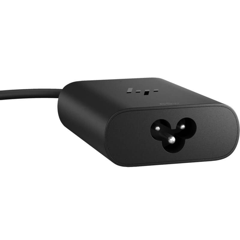 HP 65W GaN USB-C Laptop Charger (600Q8AA) — rear view