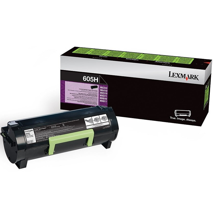 Lexmark 605H High Yield Return Program Toner Cartridge (60F5H00) image 1