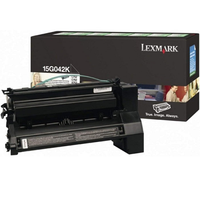 Lexmark 15G042K High Yield Return Program Black Laser Toner Cartridge image 1