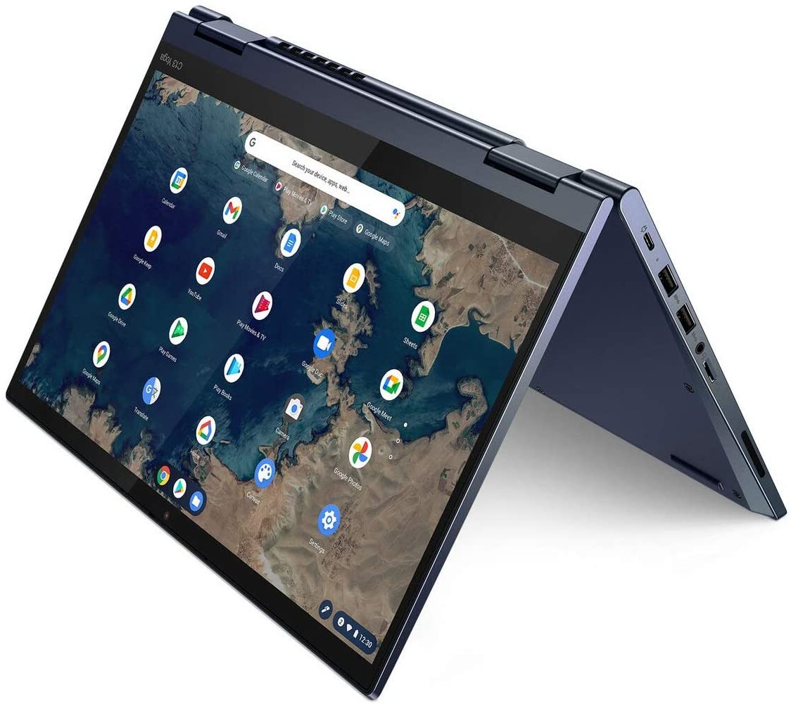 Lenovo ThinkPad C13 Yoga Gen 1 Chromebook Notebook PC – AMD Ryzen 5-3500C / 13.3″ FHD Multi-Touch / 8GB RAM / 128GB SSD / Chr