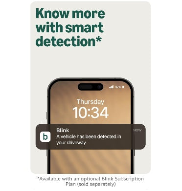 Blink Xt5 2k+ Outdoor/Indoor Wireless Smart Security Camera Black 1pk product image 3