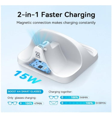 Amvr Magnetic 2-In-1 Charging Dock For Ray Ban Meta product image 2