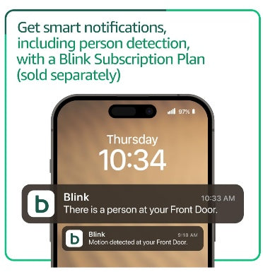 Amazon Blink Video Wireless Doorbell Gen2 Add-On Black product image 6